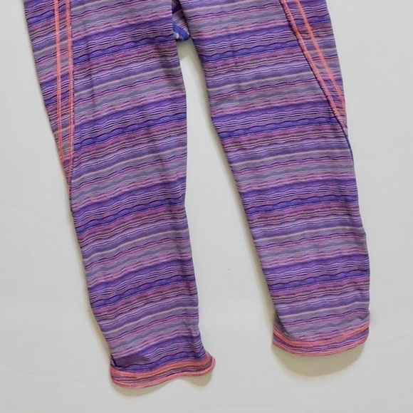 LULULEMON Athletica Run Top Speed Crop Leggings Pants Space Dye Twist Size 4 - Picture 6 of 16